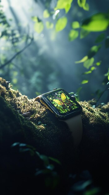 quotCuttingEdge Smartwatch in a Wilderness Settingquot