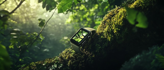 quotCuttingEdge Smartwatch in a Wilderness Settingquot