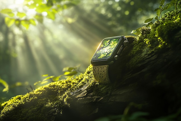 quotCuttingEdge Smartwatch in a Wilderness Settingquot