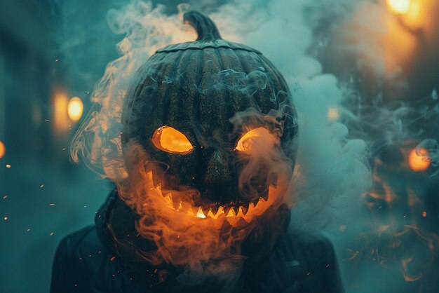 Photo quotdetailed atmospheric style of peter pumpkinheadquot