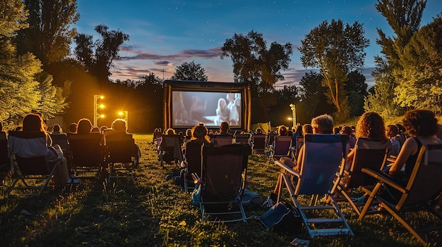 quotDiscover the Magic of Outdoor Cinemaquot