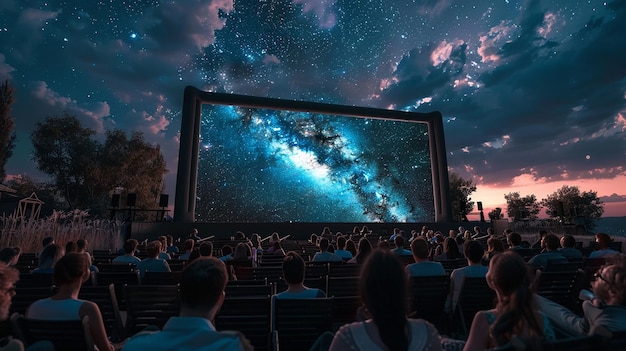 quotDiscover the Magic of Outdoor Cinemaquot