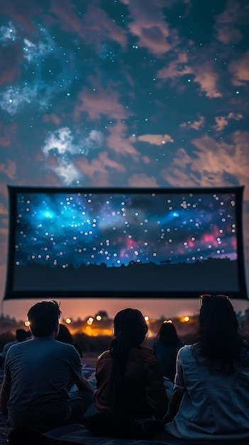 quotDiscover the Magic of Outdoor Cinemaquot