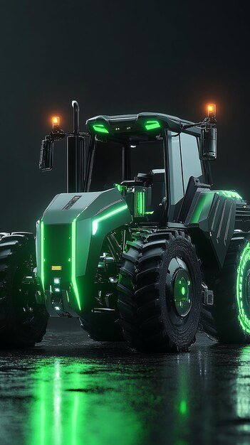 quotFuturistic Autonomous Farming Vehicle with Modular Designquot