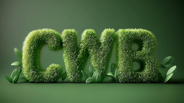 quotGreen 3D Editable Premium Vector Text Effectquot