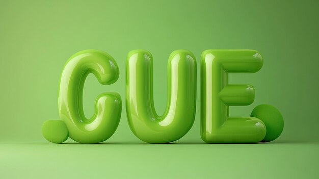 quotGreen 3D Editable Premium Vector Text Effectquot