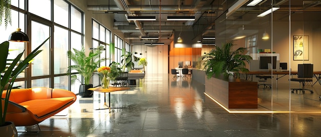 quotGreen Workspace EcoFriendly Contemporary Office Spacequot