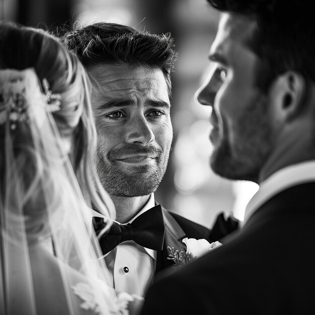 Photo quotgrooms first look at bride capturing the emotional momentquot