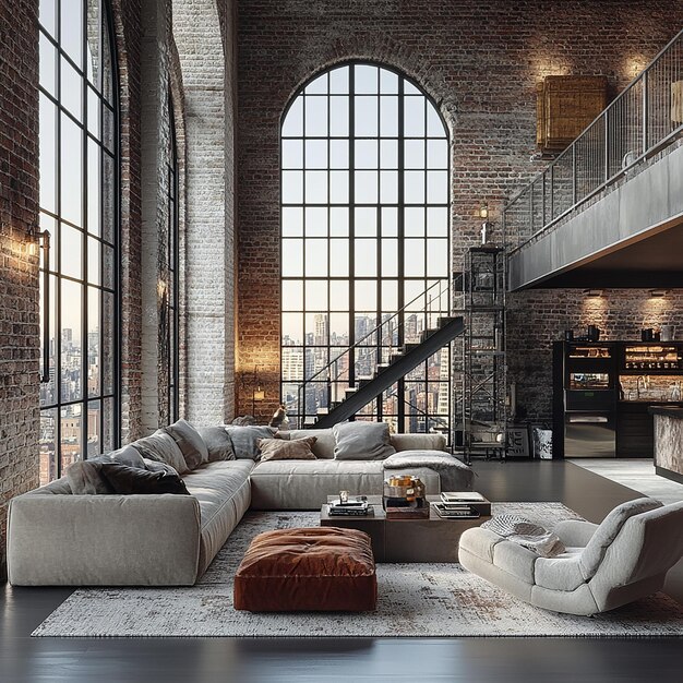 Photo quothighend luxury urban loft with exposed featuresquot