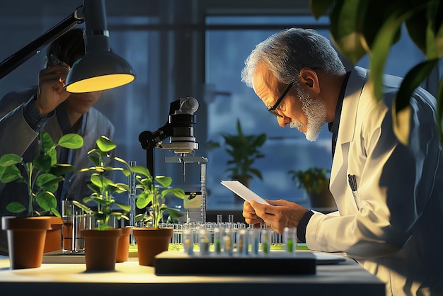 Photo quotjudges observing a biology experiment with close attentionquot