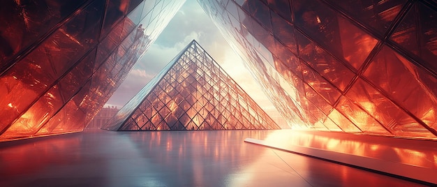 quotLouvre Pyramid as a Crystal Structurequot