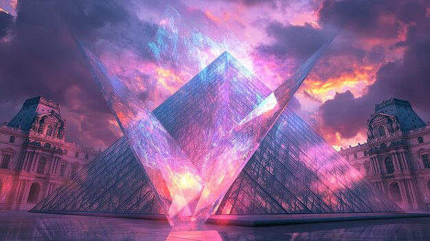 quotLouvre Pyramid as a Crystal Structurequot