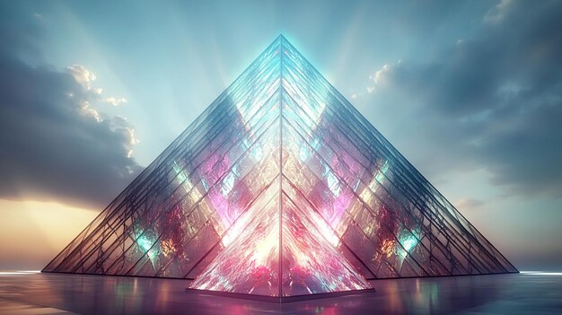 quotLouvre Pyramid as a Crystal Structurequot