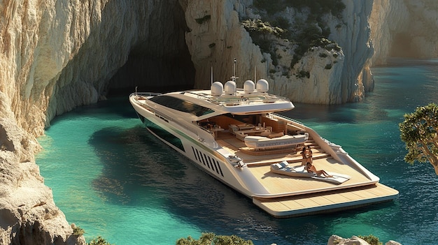 Photo quotluxurious private yacht experience on a greek islandquot