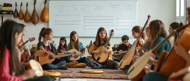 Photo quotmusic class focused on learning about different music genresquot