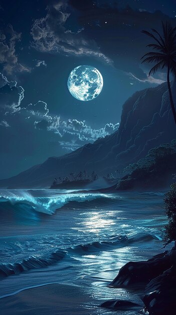 quotNight Surfing The Thrill of Waves Under Moonlightquot