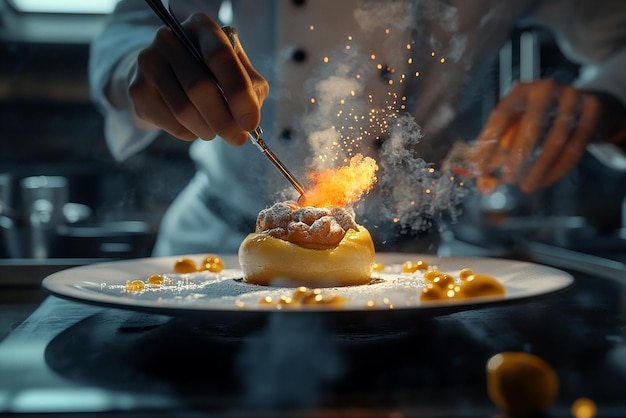 quotPastry Chef Creating an AvantGarde Dessertquot