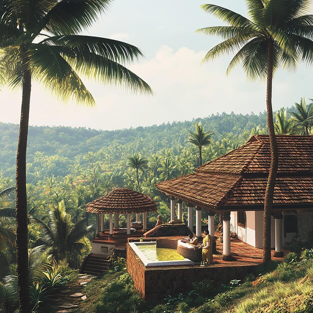 Photo quotpeaceful ayurvedic retreat in keralaquot