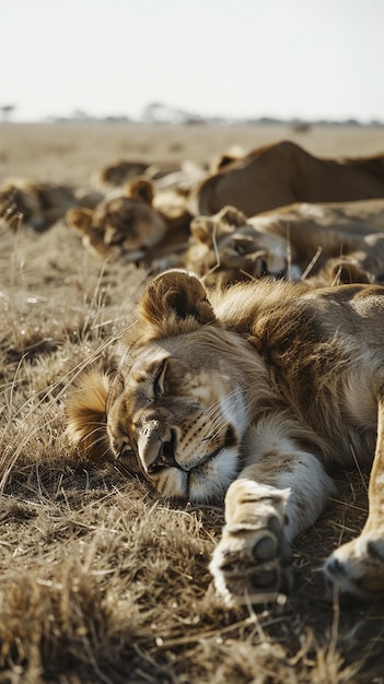 quotPhotographer Capturing a Pride of Lions Restingquot