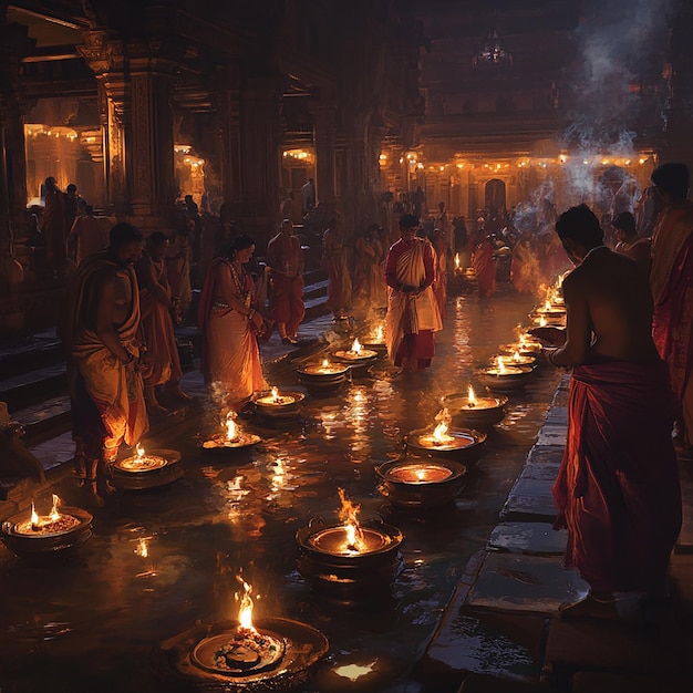 Photo quotsankat mochan temple in varanasi during pitru pakshaquot