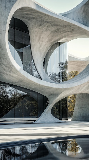 quotSculptural Art Museum with Abstract Architecturequot