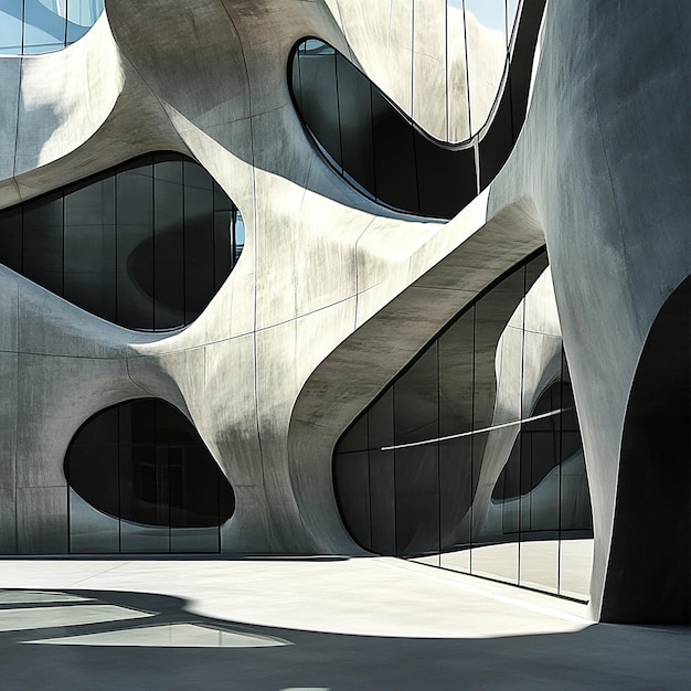 quotSculptural Art Museum with Abstract Architecturequot