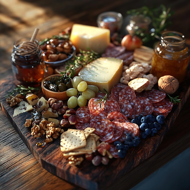 Photo quotsophisticated charcuterie and cheese boardquot