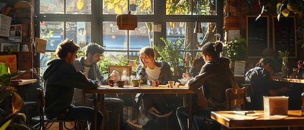 Photo quotstorytelling photographers at a coffee shopquot