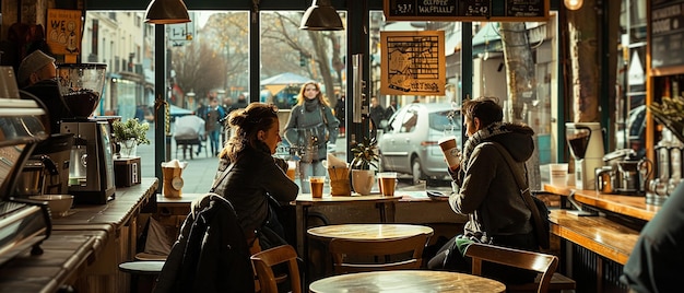 Photo quotstorytelling photographers at a coffee shopquot