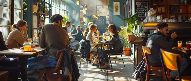 Photo quotstorytelling photographers at a coffee shopquot