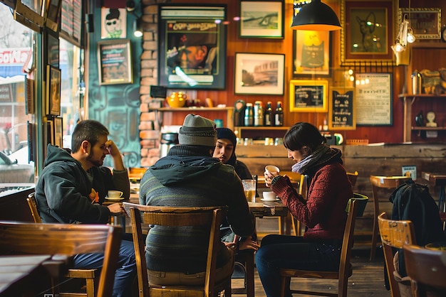 Photo quotstorytelling photographers at a coffee shopquot