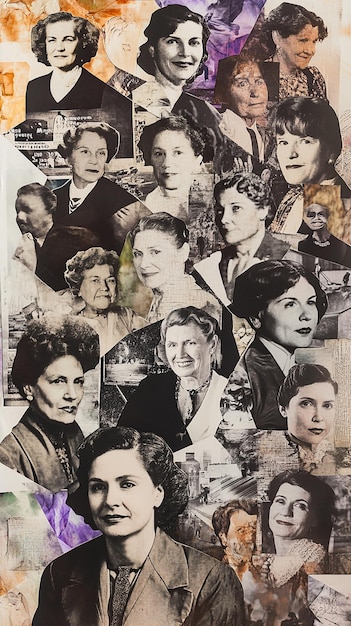 quotVibrant Collage of Influential Women Throughout Historyquot