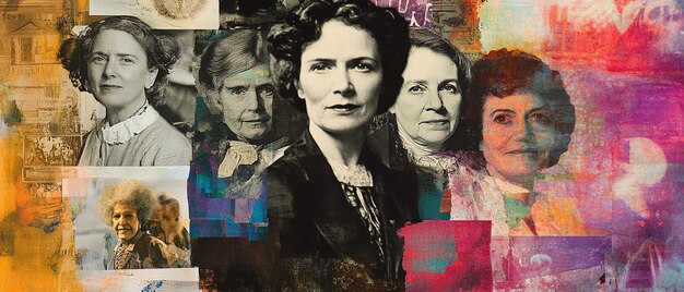 quotVibrant Collage of Influential Women Throughout Historyquot