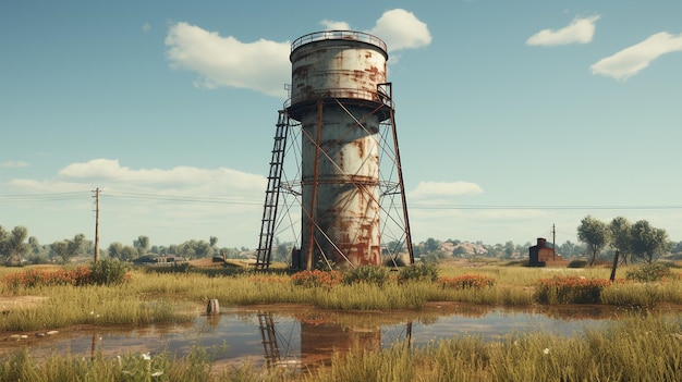 quotVintage Water Tank HD 5Kquot AI