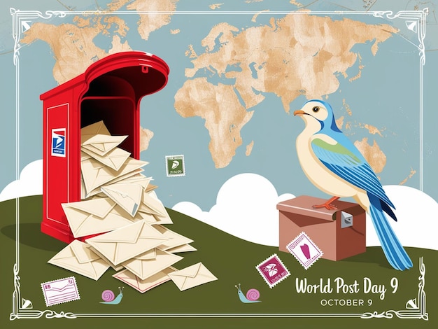 Photo quotworld post day celebrating the power of postal servicesquot