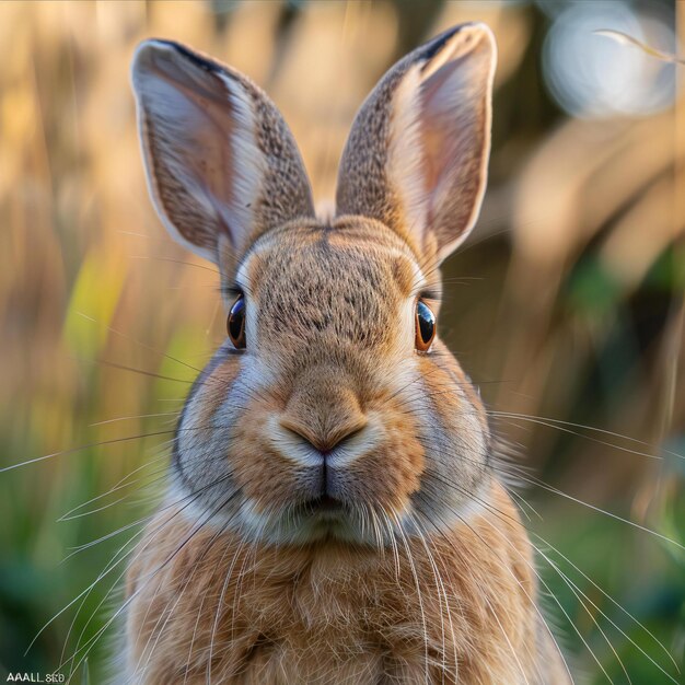 Photo rabbit closeup portrait high quality high resolution