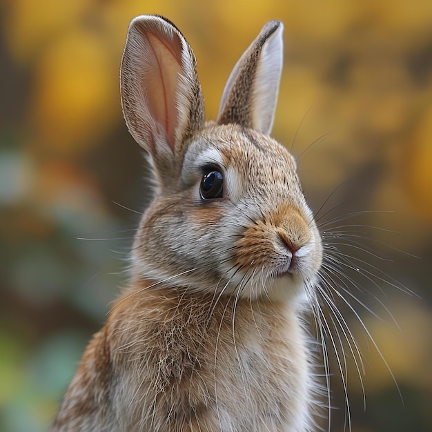 Photo rabbit closeup portrait high quality high resolution