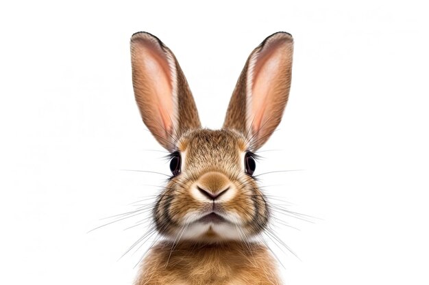 Photo rabbit photo realistic illustration generative ai