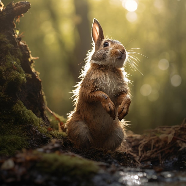 rabbit with full body