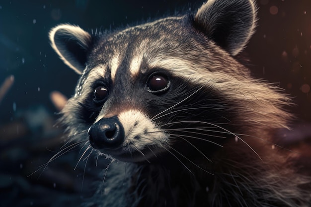 Raccoon fabulous AI generated