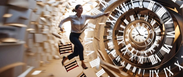 The Race Against the time Strategies for Meeting Deadlines spiral clock time