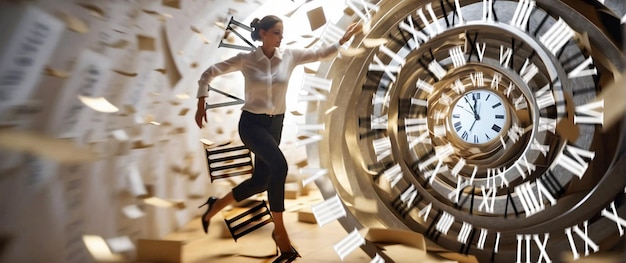 The Race Against the time Strategies for Meeting Deadlines spiral clock time