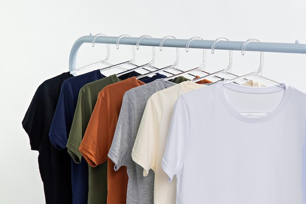 a rack of shirts with one that says quot t shirts quot