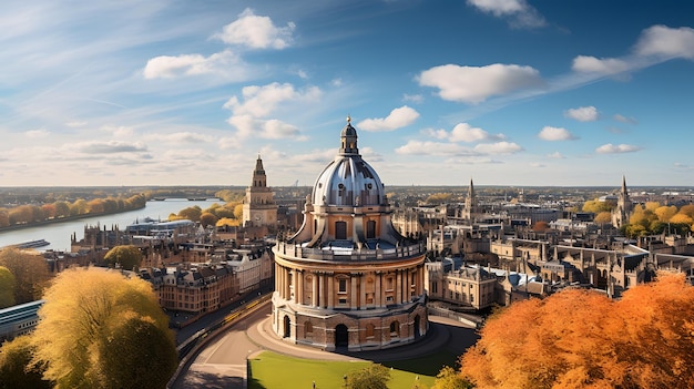 Radcliffe Camera and All Souls College Oxford University Oxford UK