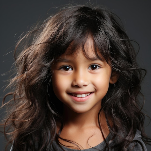 Radiant 6YearOld Indonesian Girl with Glowing Cheeks