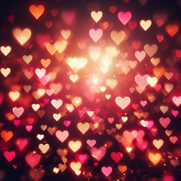 A Radiant Heart Bokeh Effect for Romantic Ambiance