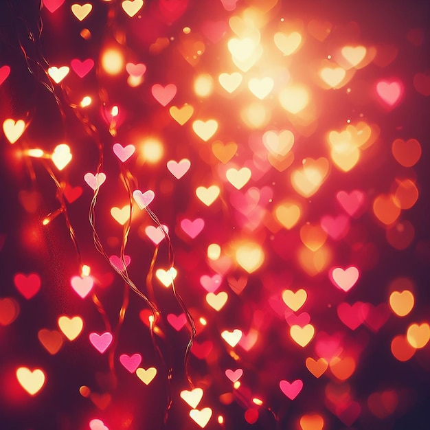 A Radiant Heart Bokeh Effect for Romantic Ambiance