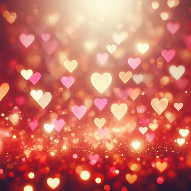 A Radiant Heart Bokeh Effect for Romantic Ambiance