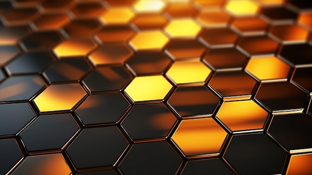 Radiant Hexagons