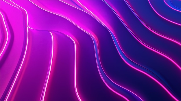 Photo a radiant neon gradient background blending vibrant magenta into electric purple giving a futuristic